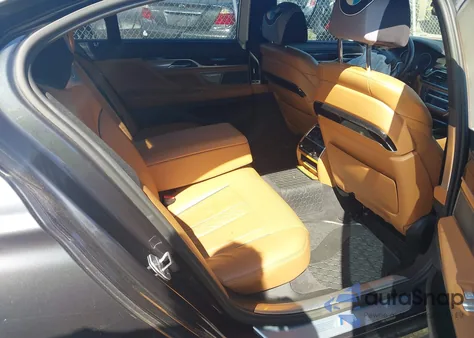 2017 BMW 740I из США, поврежденный, VIN WBA7E2C59HG739421